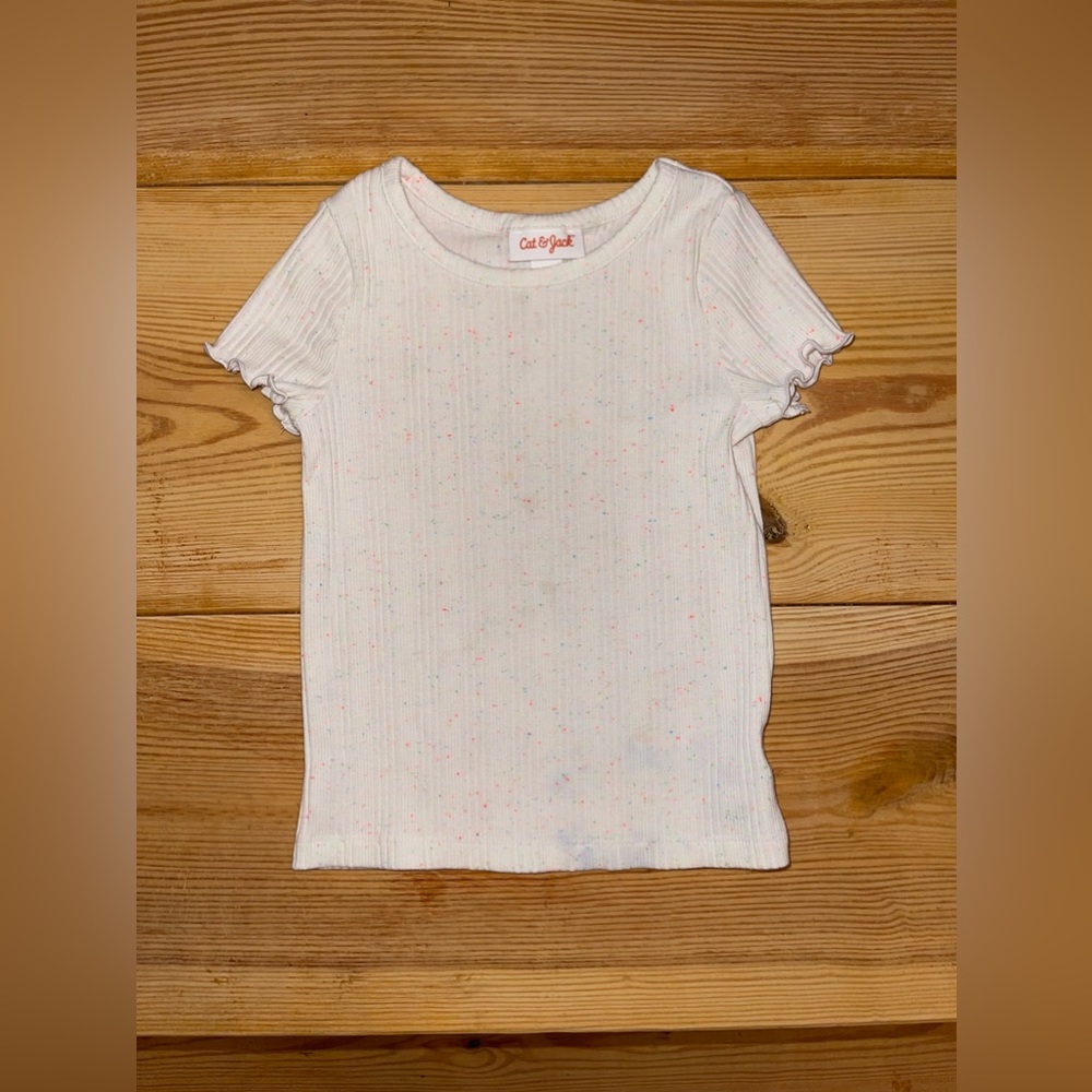 Toddler Girl Shortsleeved Ribbed shirt Size 3
